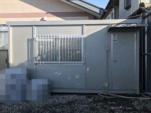 兵庫県伊丹市にてユニットハウスを買取しました
