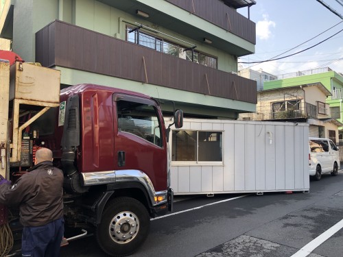 東京都葛飾区にてナガワスーパーハウス ユニットハウスを買取しました