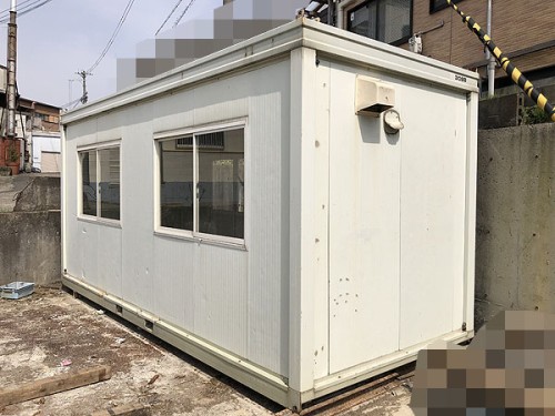 大阪府富田林市にて4坪 ユニットハウスを買取しました